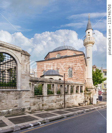 Ahmediye Mosque, part of Ahmediye Islamic Complex, located in Uskudar district, Istanbul, Tur 113746708
