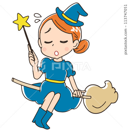 Cute witch character 113747051