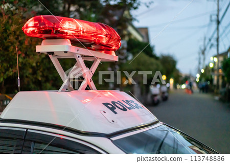 警車紅燈 警車紅燈 113748886