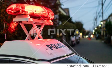 警車紅燈 113748888