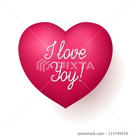 I love You red heart I love You red heart 113749359