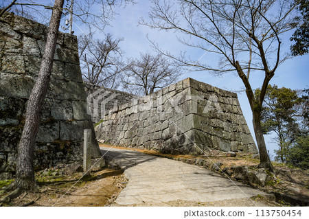 Marugame Castle (Kagawa Prefecture) Entrance to Ninomaru Marugame Castle (Kagawa Prefecture) Entrance to Ninomaru 113750454