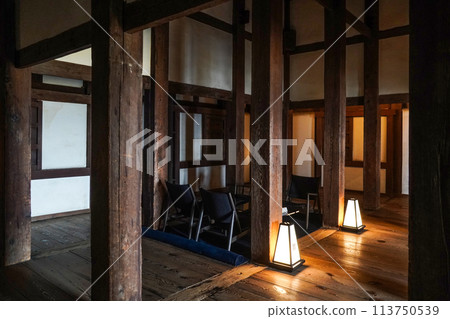 Inside the castle tower of Marugame Castle (Kagawa Prefecture) 113750539