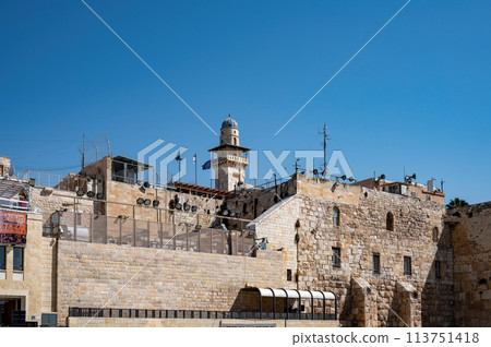 View on the landmarks of Jerusalem Old City, View on the landmarks of Jerusalem Old City, 113751418
