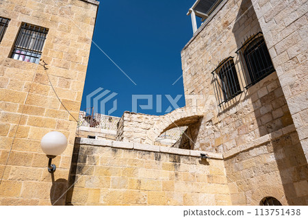 Haramban synagogue in old city of Jerusalem, Israel Haramban synagogue in old city of Jerusalem, Israel 113751438
