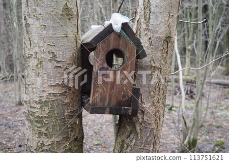 A birdhouse is a closed artificial nesting site for small birds, mainly nesting in hollows. Such nesting sites for small passerine birds are often made by amateurs and are located in urban areas A birdhouse is a closed artificial nesting site for small birds, mainly nesting in hollows. Such nesting sites for small passerine birds are often made by amateurs and are located in urban areas 113751621