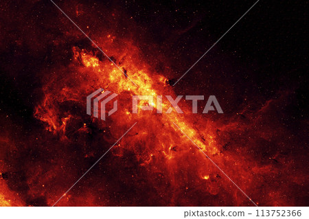 Red cosmic nebula. Elements of this image furnished by NASA Red cosmic nebula. Elements of this image furnished by NASA 113752366