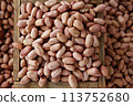 peanuts in shells close up on market peanuts in shells close up on market 113752680