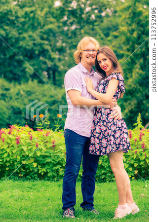 Happy couple outdoor. Happy couple outdoor. 113752996