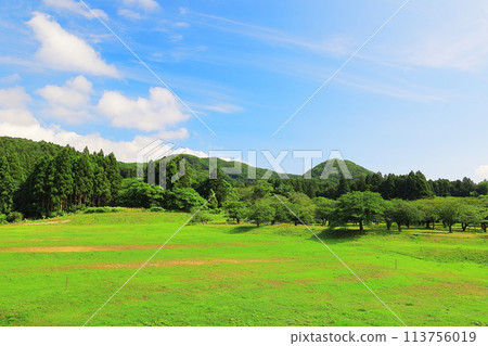 Refreshing highland scenery 113756019