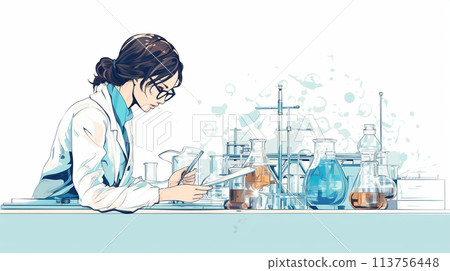Women involved in chemical research and development at companies or universities 113756448