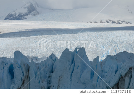 Perito Moreno Glacier, Los Glaciares National Park, Santa Cruz Province, Patagonia Argentina. 113757118