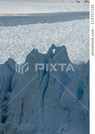 Perito Moreno Glacier, Los Glaciares National Park, Santa Cruz Province, Patagonia Argentina. 113757185