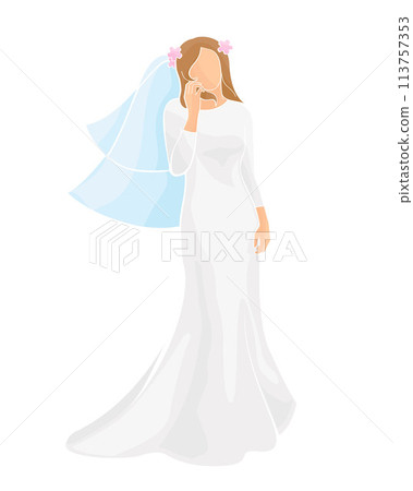 female, Dress, Bride 113757353