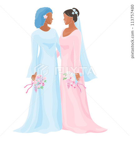 Bouquet, Vector, Wedding 113757480