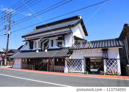 【千葉縣大瀧町】歷史悠久的城下町的藍天風景 113758093