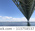 Akashi Kaikyo Bridge photographed from Maiko Park 113758537