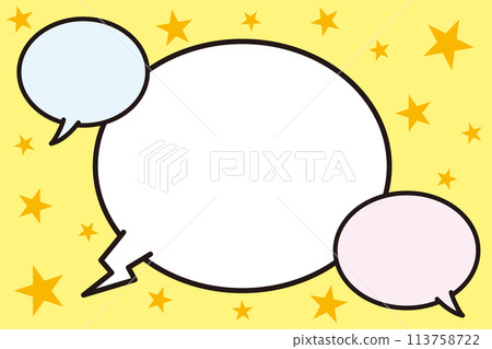 Pop speech bubbles to talk to 113758722