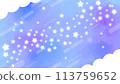 水彩和銀河背景素材 113759652
