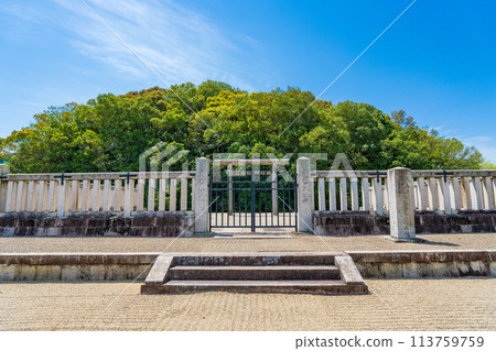 Kashihara City, Nara Prefecture, Emperor Senka, 28th Emperor, Narrow Momokacho Sakagami Mausoleum Kashihara City, Nara Prefecture, Emperor Senka, 28th Emperor, Narrow Momokacho Sakagami Mausoleum 113759759