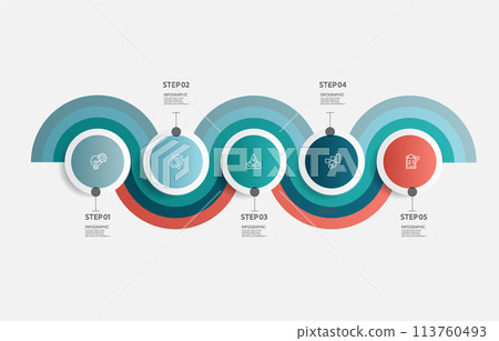 infographics steps timeline business workflow report template background infographics steps timeline business workflow report template background 113760493