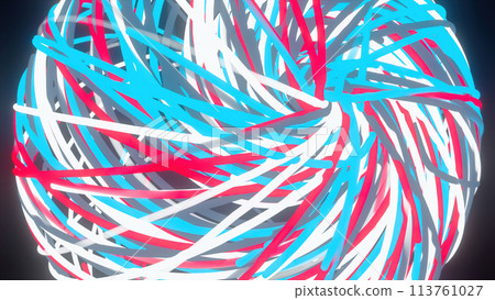 Abstract colorful spline 113761027