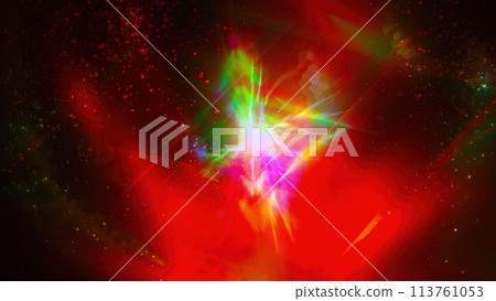 Floodlight streak and dust Floodlight streak and dust 113761053