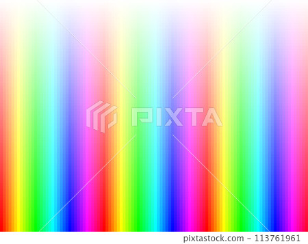 Rainbow stripes gradient with squares mosaic pattern, white background, vector graphic wallpaper or leaflet Rainbow stripes gradient with squares mosaic pattern, white background, vector graphic wallpaper or leaflet 113761961