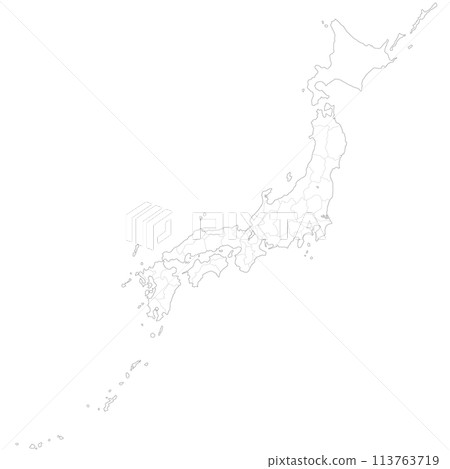 日本地圖 日本地圖 113763719