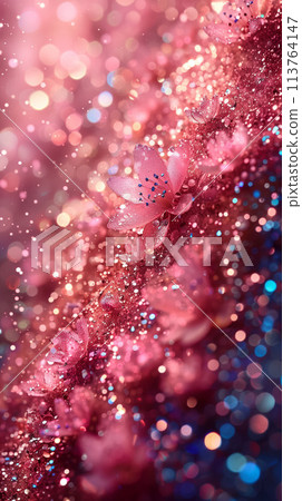 Stripes of Starlight Glisten in a Colorful Approach to Glitter, Bloggers Background 113764147