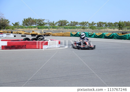 [ISK Osaka Maishima Store (Go-karts) at Osaka Maishima Seaside Park] (Hokko Green Space, Konohana Ward, Osaka City) 113767246