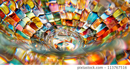 abstract background with diamonds 113767516