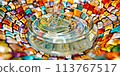abstract background with diamonds 113767517