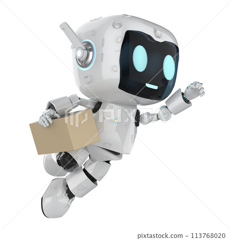 Personal assistant robot deliver parcel box Personal assistant robot deliver parcel box 113768020