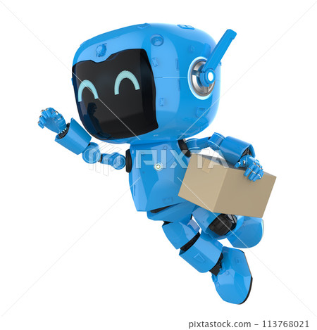 Personal assistant robot deliver parcel box Personal assistant robot deliver parcel box 113768021
