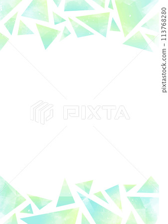 Geometric ice image, green Geometric ice image, green 113768280