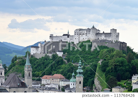 薩爾斯堡老城區的薩爾斯堡堡壘 113768426