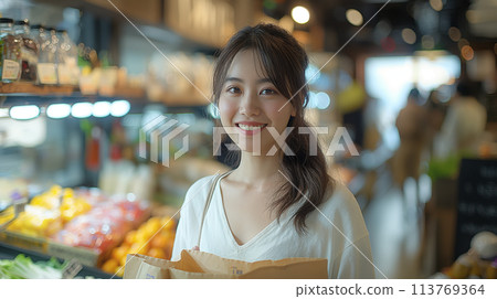 購物的女人 113769364