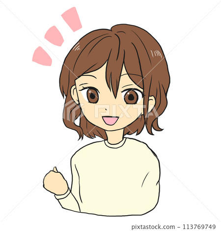 支持的女性 支持的女性 113769749
