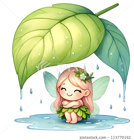 3d fairy shelter from rain 113770192