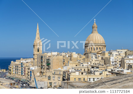 The historic center of Valletta, Malta The historic center of Valletta, Malta 113772584