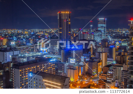 Night view of Nagoya Night view of Nagoya 113772614