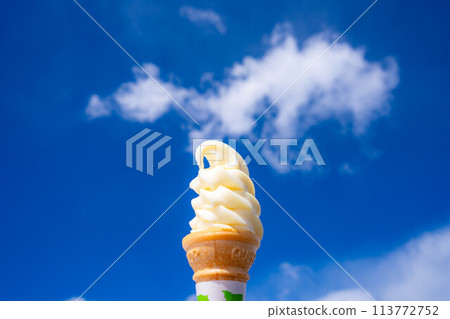 [食材]來自高原和藍天的濃鬱軟冰淇淋[山梨縣] 113772752