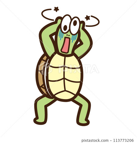 Confused and panicked turtle 113773206