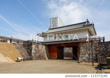 Yamanashi Prefecture, Kofu City, Kofu Castle, Yamate Watari Tower Gate 113773240