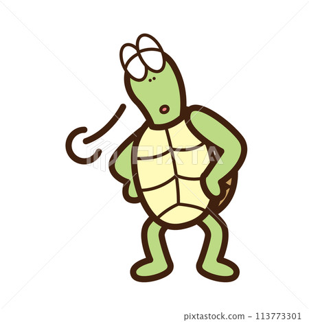 Turtle sighing loudly 113773301