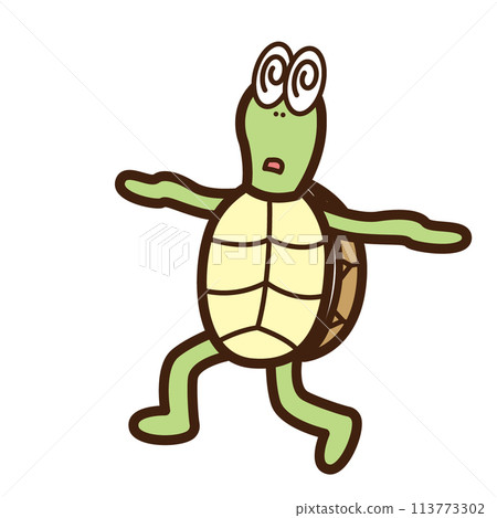 Turtles overwhelmed, dizzy and unable to walk 113773302