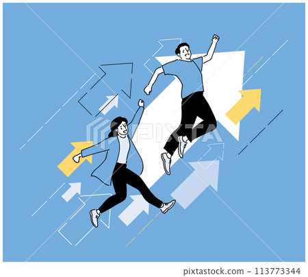 Person business fashionable illustration material Person business fashionable illustration material 113773344
