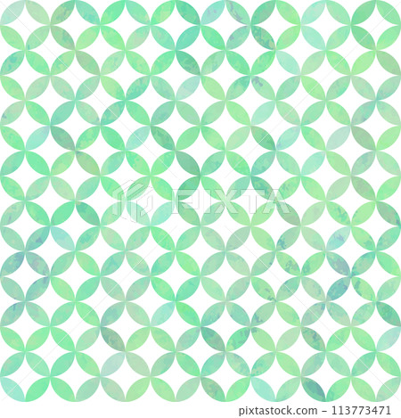 Shippo seamless pattern (yellow green) 113773471