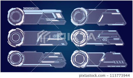 Interface frame border set Interface frame border set 113773944